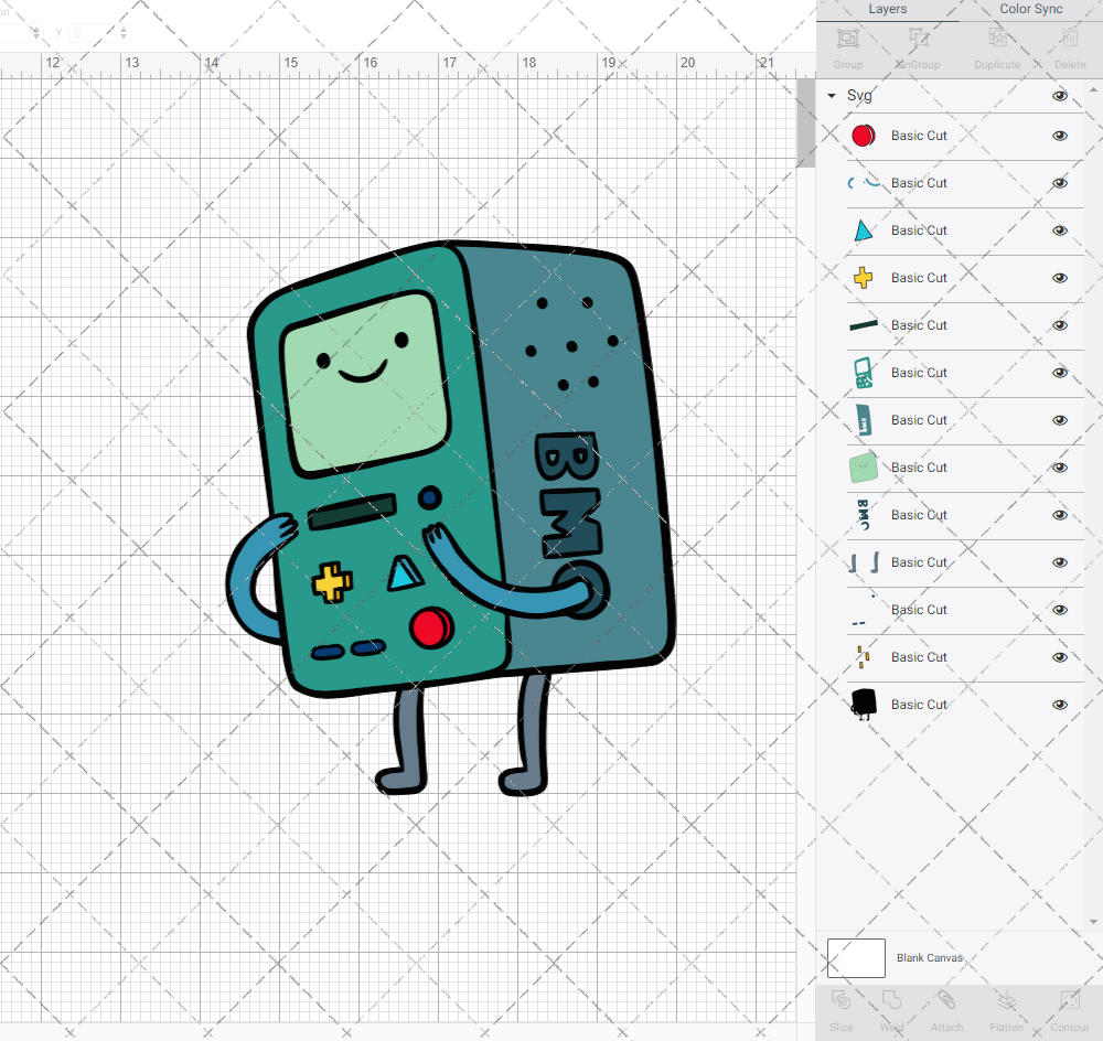 BMO - Adventure Time, Svg, Dxf, Eps, Png SvgShopArt