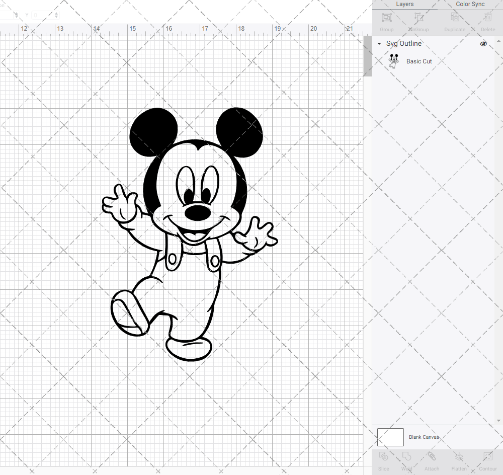 Baby Mickey Mouse, Svg, Dxf, Eps, Png SvgShopArt