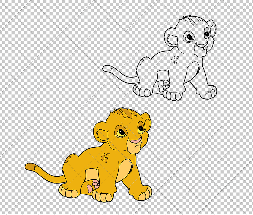 Baby Simba Clipart