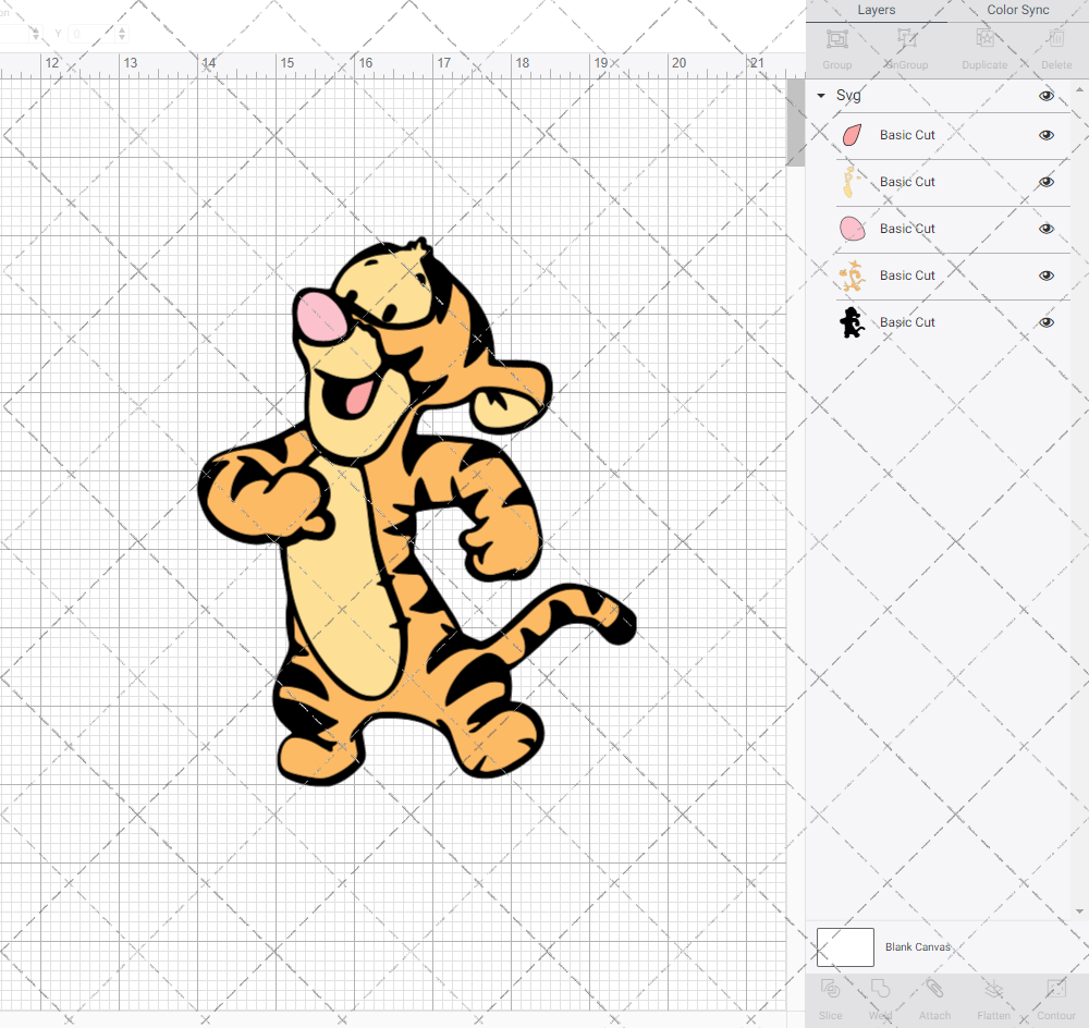 Baby Tigger - Winnie The Pooh 002, Svg, Dxf, Eps, Png SvgShopArt