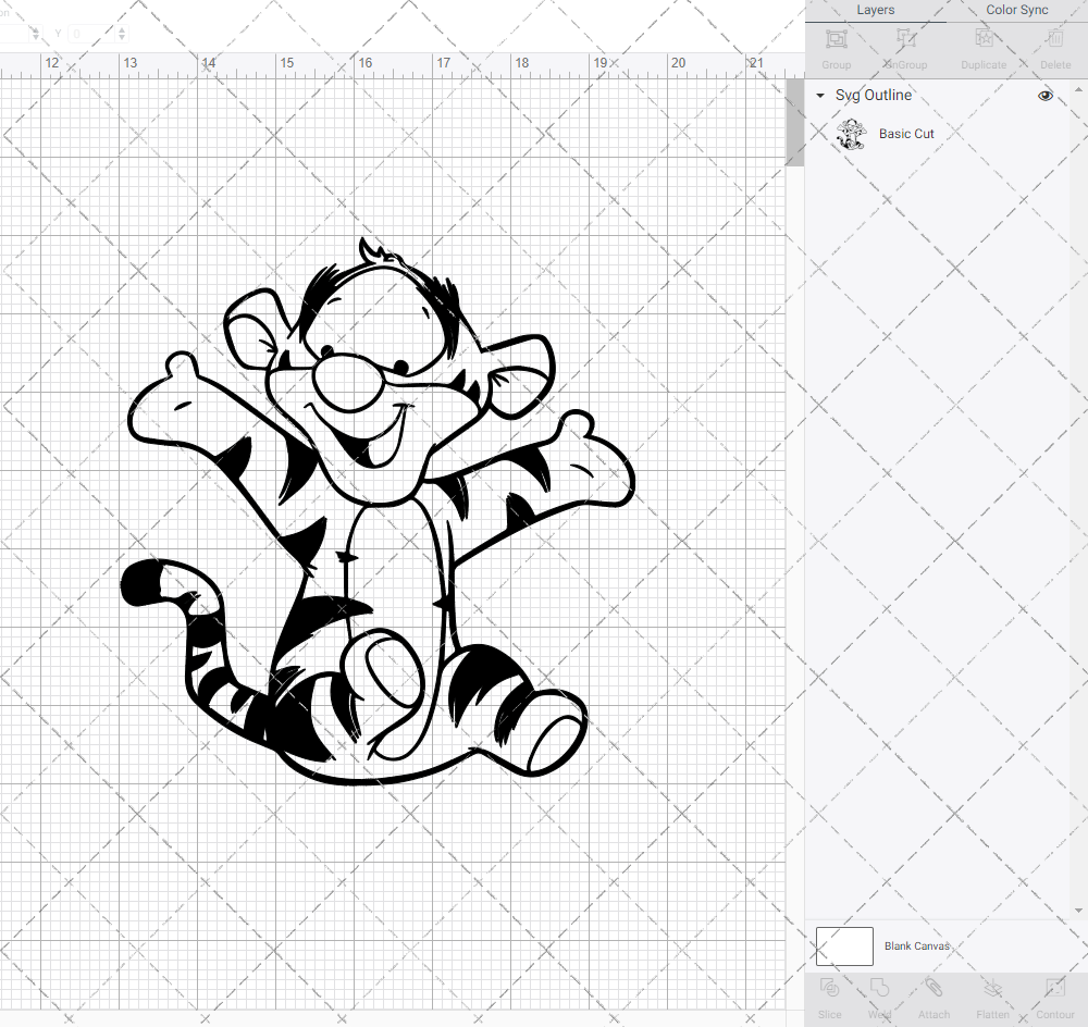 Baby Tigger - Winnie The Pooh 003, Svg, Dxf, Eps, Png SvgShopArt