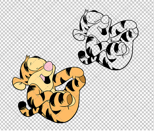 Baby Tigger - Winnie The Pooh 004, Svg, Dxf, Eps, Png SvgShopArt