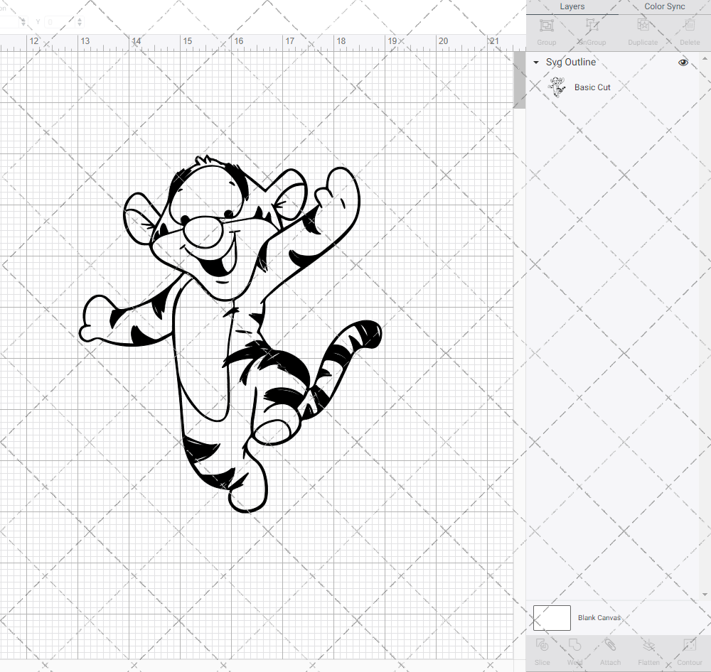 Baby Tigger - Winnie The Pooh 005, Svg, Dxf, Eps, Png SvgShopArt