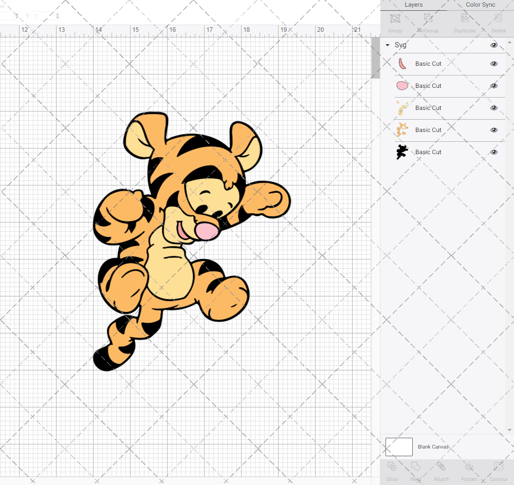 Baby Tigger - Winnie The Pooh, Svg, Dxf, Eps SvgShopArt