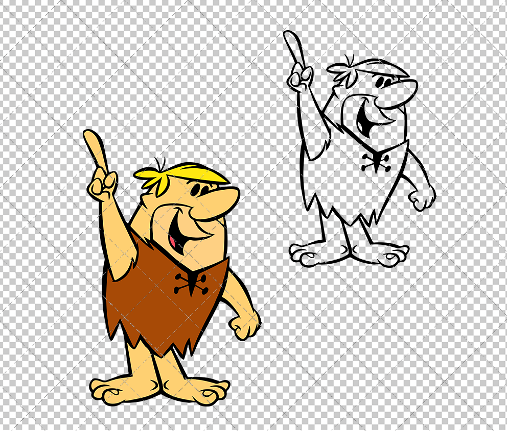 Barney Rubble - The Flintstones, Svg, Dxf, Eps, Png SvgShopArt