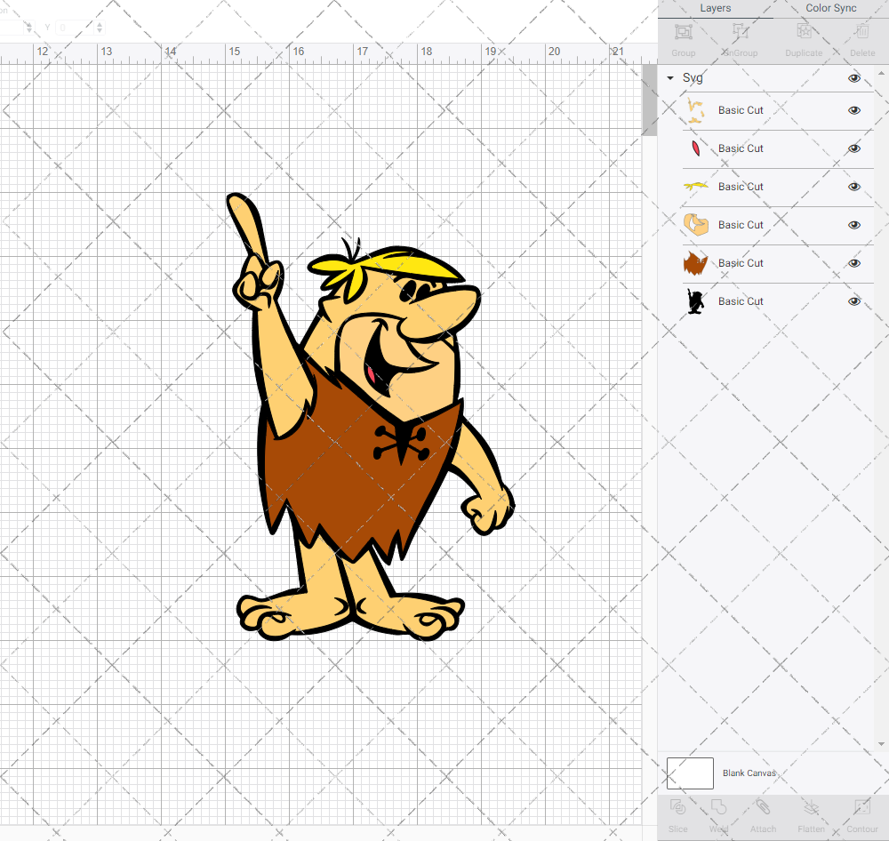 Barney Rubble - The Flintstones, Svg, Dxf, Eps, Png SvgShopArt