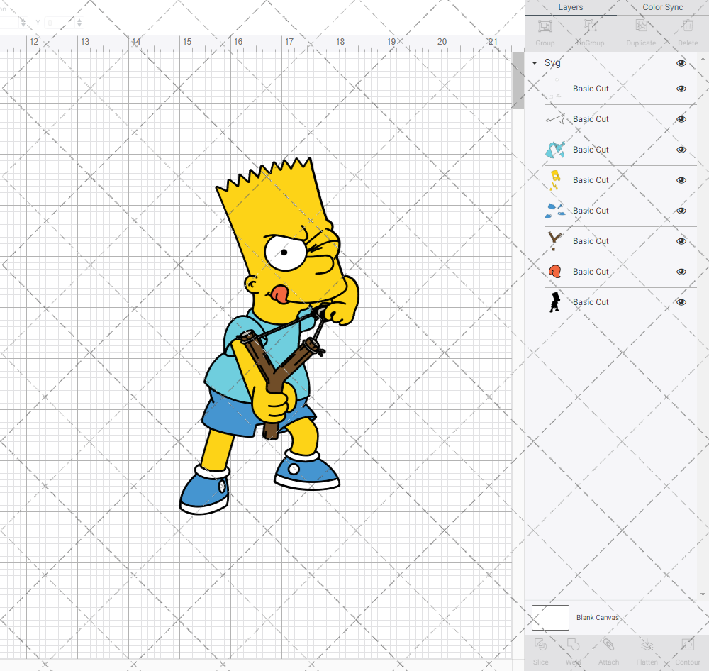 Bart Simpsons - The Simpsons 002, Svg, Dxf, Eps, Png SvgShopArt