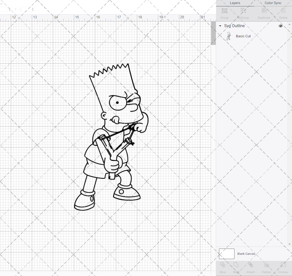 Bart Simpsons - The Simpsons 002, Svg, Dxf, Eps, Png SvgShopArt