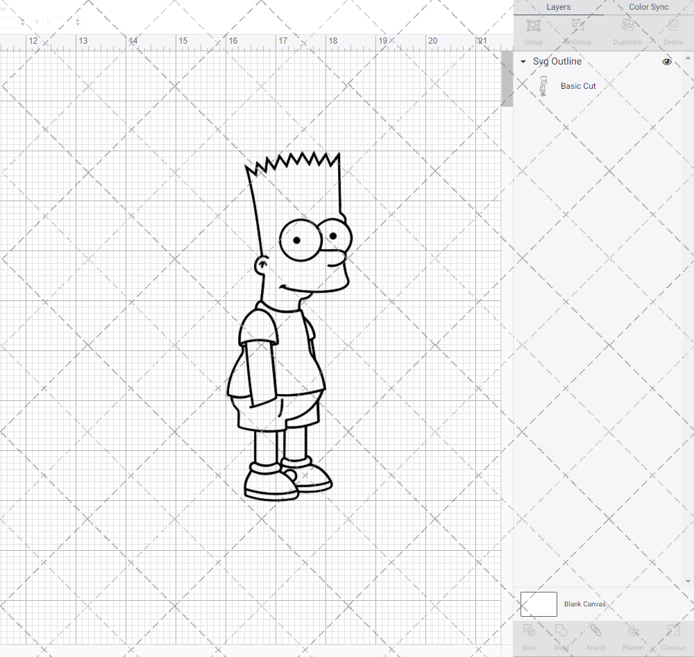 Bart Simpsons - The Simpsons 004, Svg, Dxf, Eps, Png SvgShopArt