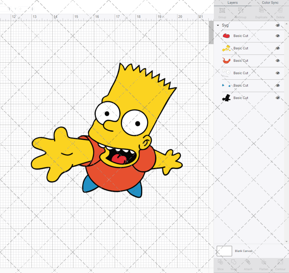 Bart Simpsons - The Simpsons 006, Svg, Dxf, Eps, Png SvgShopArt