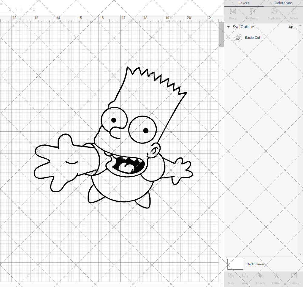 Bart Simpsons - The Simpsons 006, Svg, Dxf, Eps, Png SvgShopArt