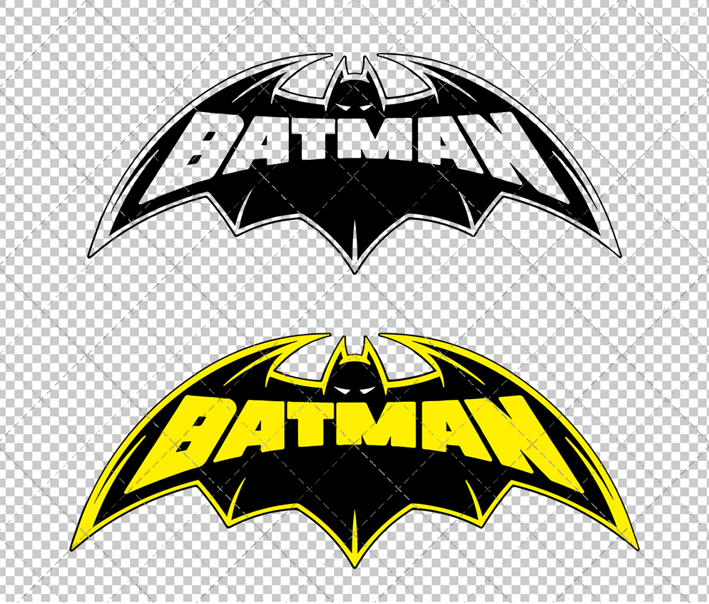 Batman Logo 002, Svg, Dxf, Eps, Png - SvgShopArt