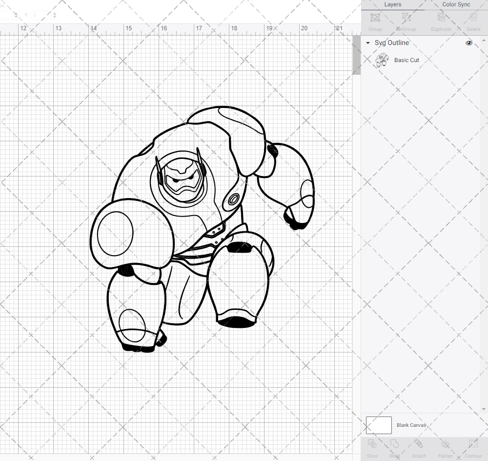 Baymax Mech - Big Hero, Svg, Dxf, Eps, Png SvgShopArt