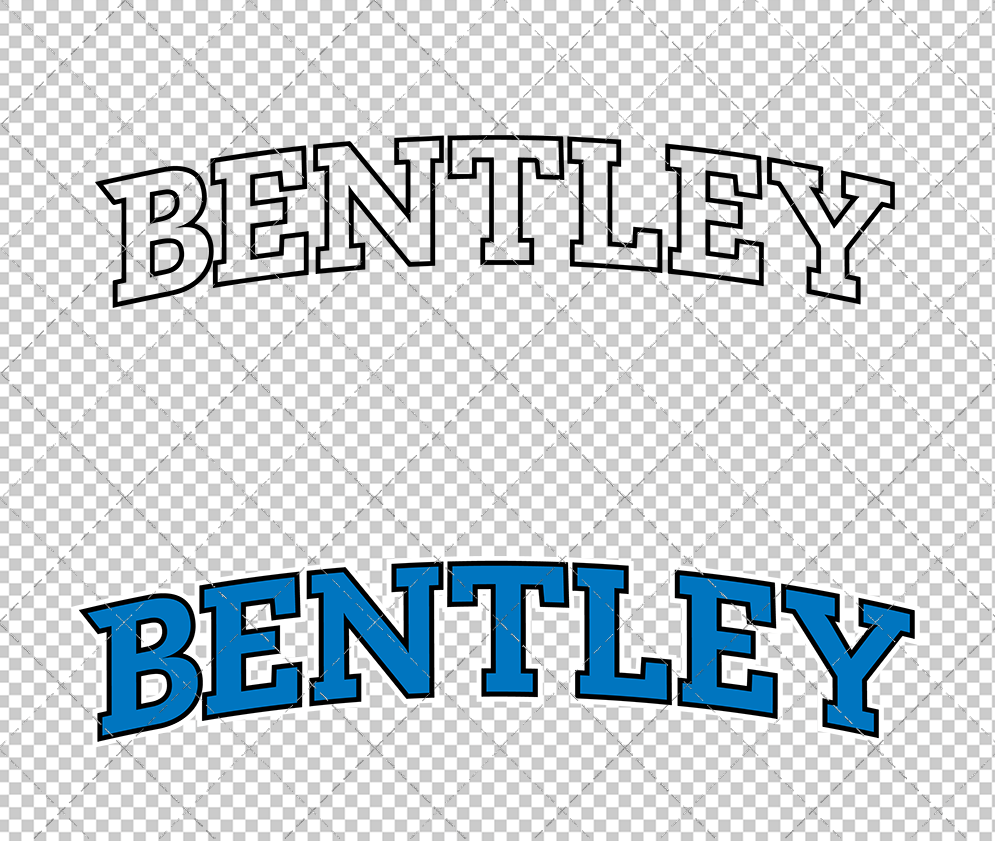Bentley Falcons Wordmark 2013 002, Svg, Dxf, Eps, Png