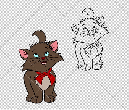 Berlioz - The Aristocats, Svg, Dxf, Eps, Png SvgShopArt