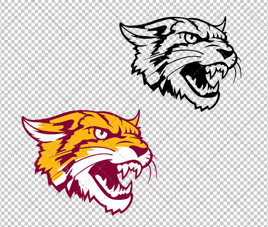 Bethune-Cookman Wildcats Alternate 2016, Svg, Dxf, Eps, Png