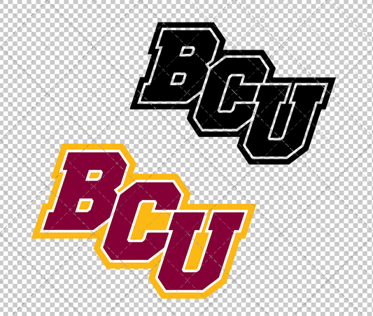 Bethune-Cookman Wildcats Secondary 2016, Svg, Dxf, Eps, Png