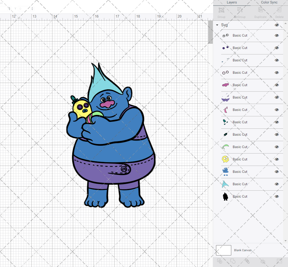 Biggie and Mr. Dinkles - Trolls, Svg, Dxf, Eps, Png SvgShopArt