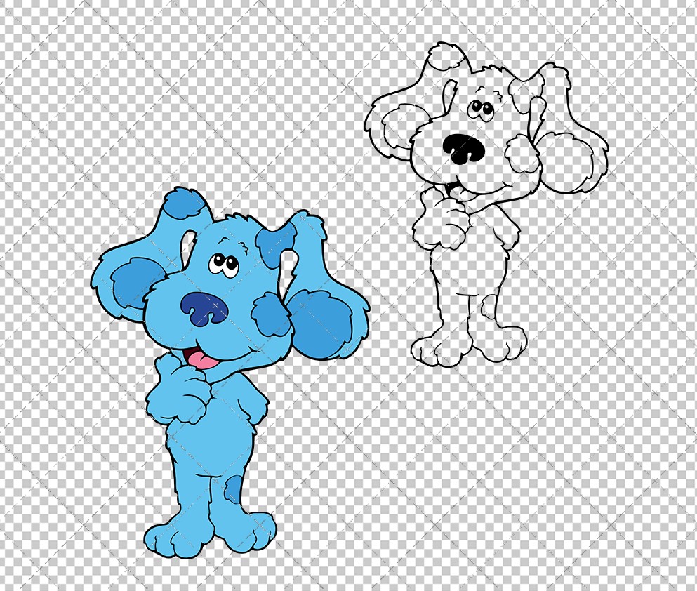 Blue - Blue's Clues, Svg, Dxf, Eps, Png SvgShopArt