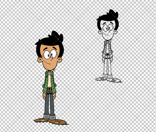 Bobby Santiago - The Loud House, Svg, Dxf, Eps, Png SvgShopArt
