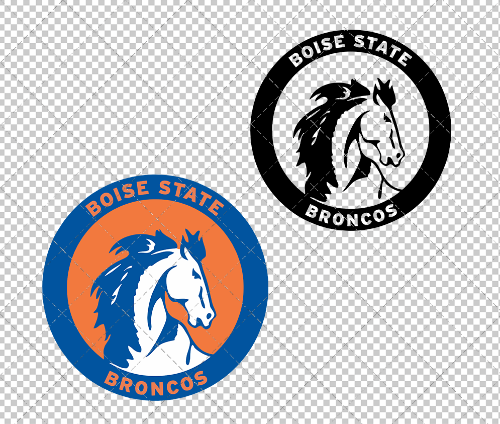 Boise State Broncos 1969, Svg, Dxf, Eps, Png