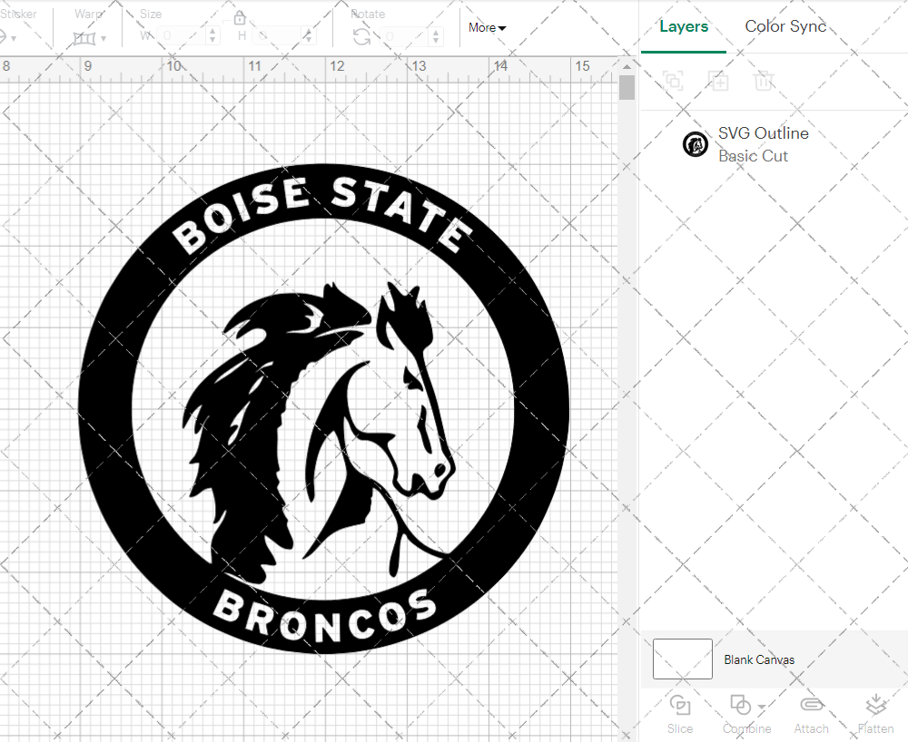 Boise State Broncos 1969, Svg, Dxf, Eps, Png 003
