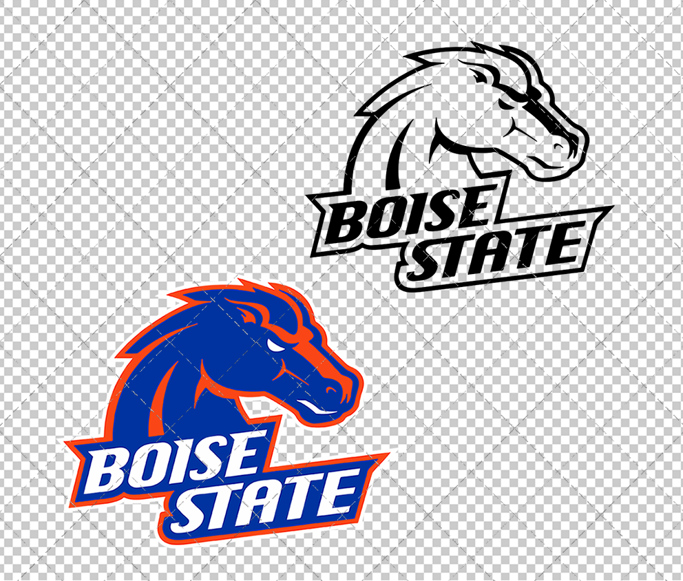 Boise State Broncos 2002, Svg, Dxf, Eps, Png
