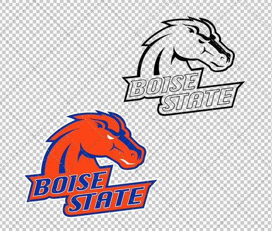 Boise State Broncos Alternate 2002 004, Svg, Dxf, Eps, Png