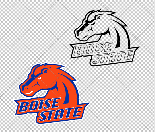 Boise State Broncos Alternate 2002 005, Svg, Dxf, Eps, Png 001