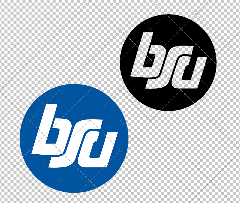 Boise State Broncos Secondary 1974, Svg, Dxf, Eps, Png