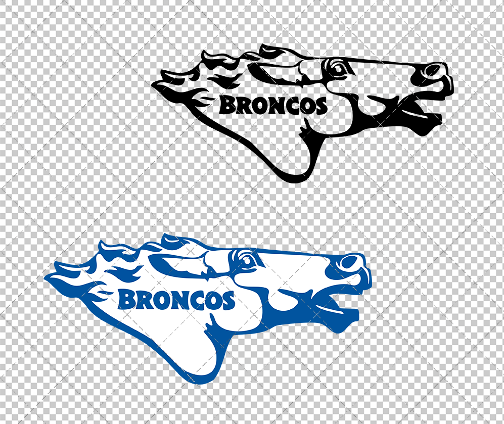 Boise State Broncos Secondary 1976 002, Svg, Dxf, Eps, Png
