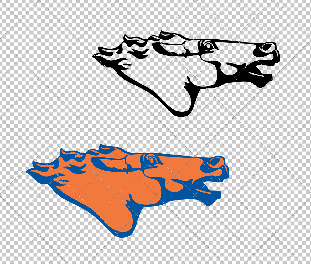 Boise State Broncos Secondary 1976, Svg, Dxf, Eps, Png