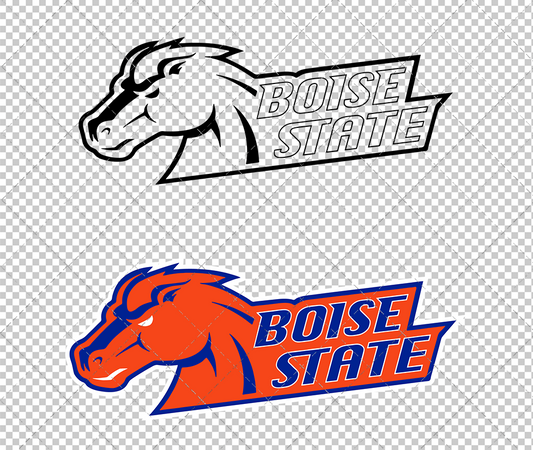 Boise State Broncos Secondary 2002 004, Svg, Dxf, Eps, Png