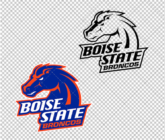 Boise State Broncos Secondary 2002 012, Svg, Dxf, Eps, Png