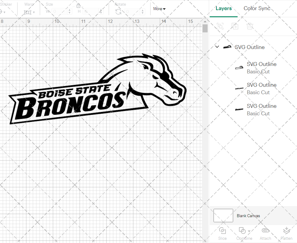 Boise State Broncos Secondary 2002 015, Svg, Dxf, Eps, Png 003