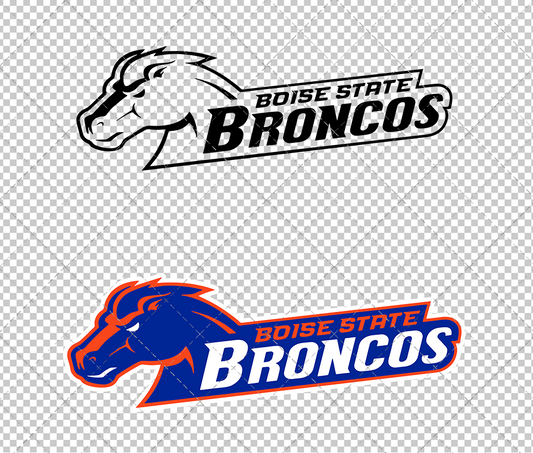 Boise State Broncos Secondary 2002 016, Svg, Dxf, Eps, Png