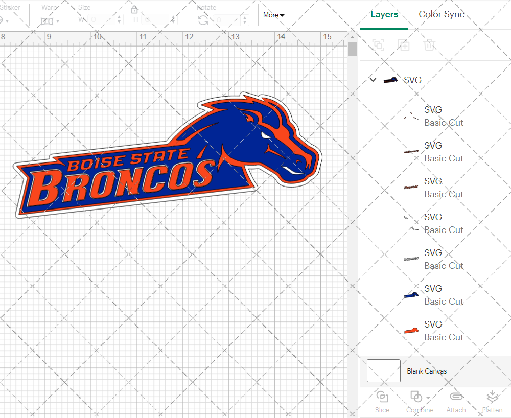 Boise State Broncos Secondary 2002 017, Svg, Dxf, Eps, Png 002