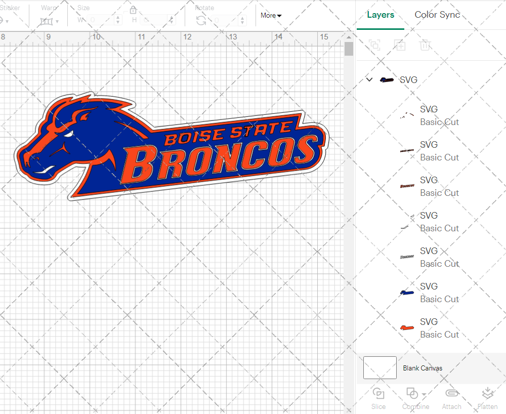 Boise State Broncos Secondary 2002 018, Svg, Dxf, Eps, Png 002