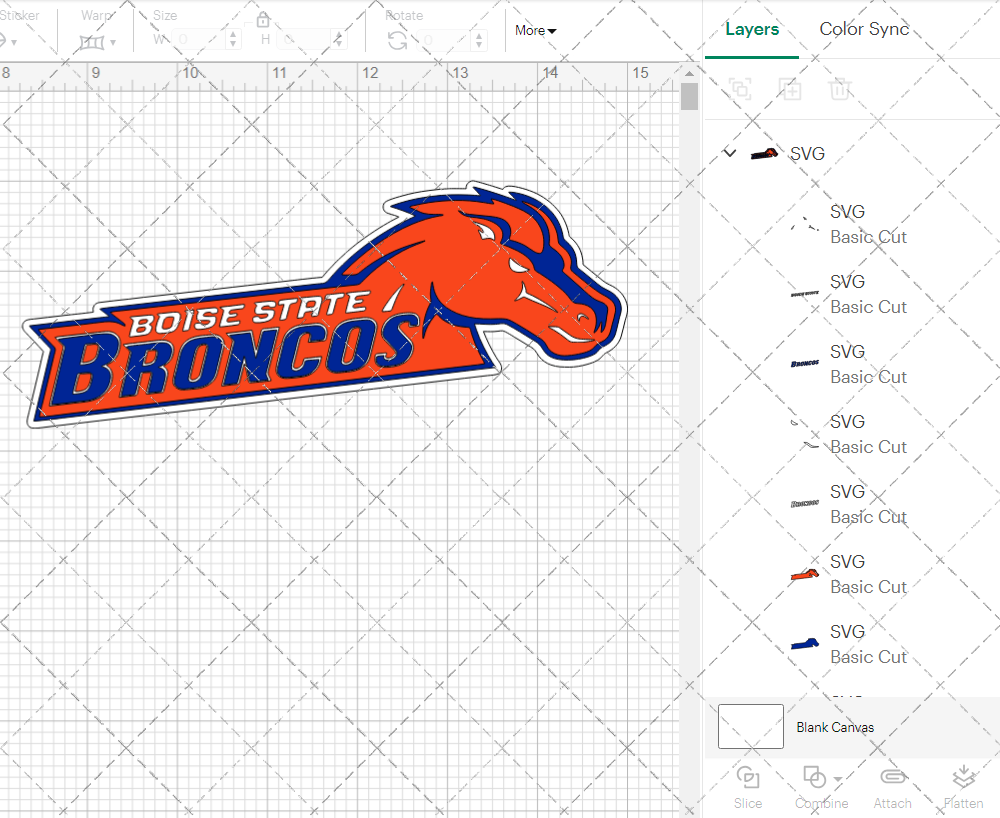 Boise State Broncos Secondary 2002 019, Svg, Dxf, Eps, Png 002
