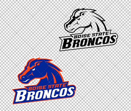 Boise State Broncos Secondary 2002 022, Svg, Dxf, Eps, Png
