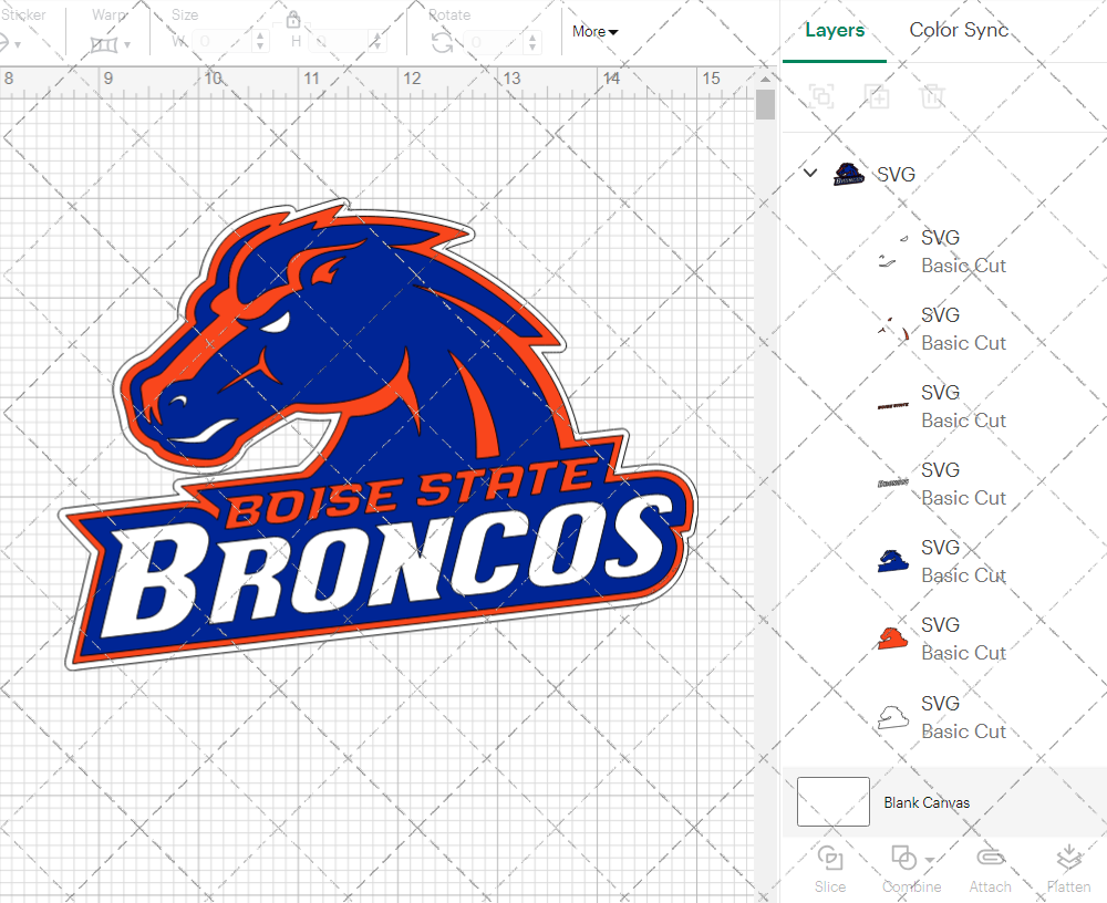 Boise State Broncos Secondary 2002 022, Svg, Dxf, Eps, Png 002