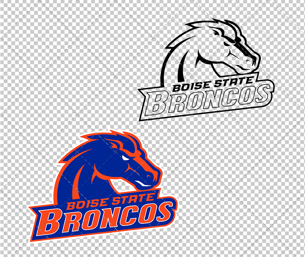 Boise State Broncos Secondary 2002 023, Svg, Dxf, Eps, Png