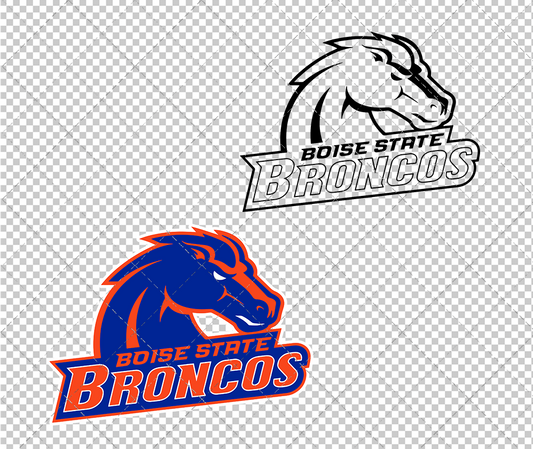 Boise State Broncos Secondary 2002 023, Svg, Dxf, Eps, Png