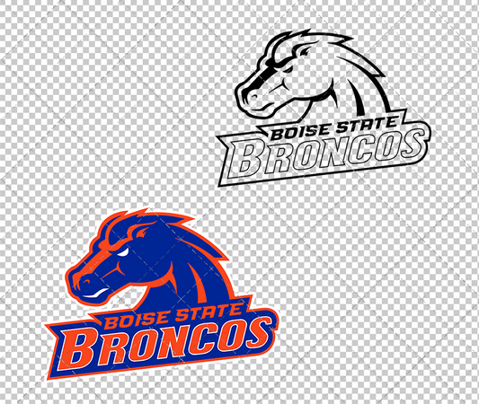Boise State Broncos Secondary 2002 024, Svg, Dxf, Eps, Png 004