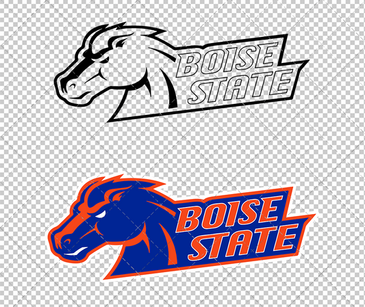 Boise State Broncos Secondary 2002 028, Svg, Dxf, Eps, Png