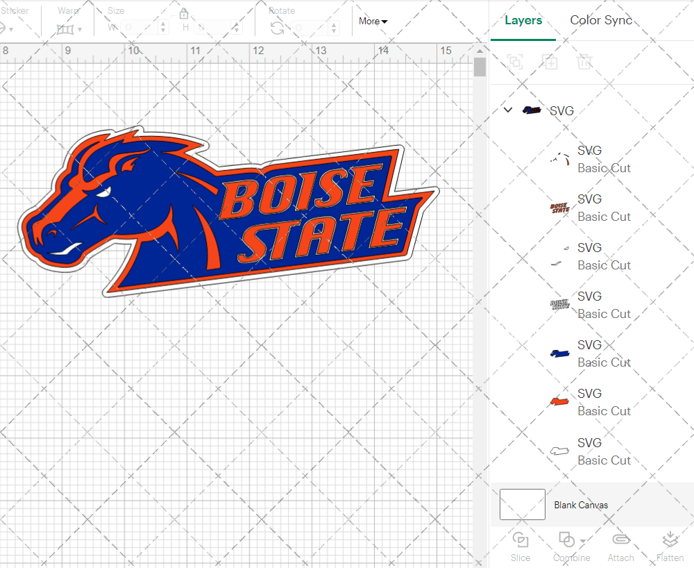 Boise State Broncos Secondary 2002 028, Svg, Dxf, Eps, Png 002