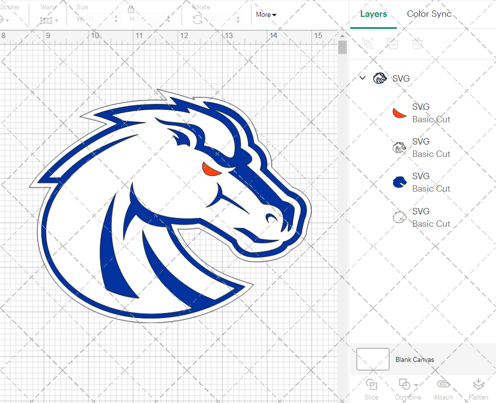 Boise State Broncos Secondary 2013 004, Svg, Dxf, Eps, Png 002