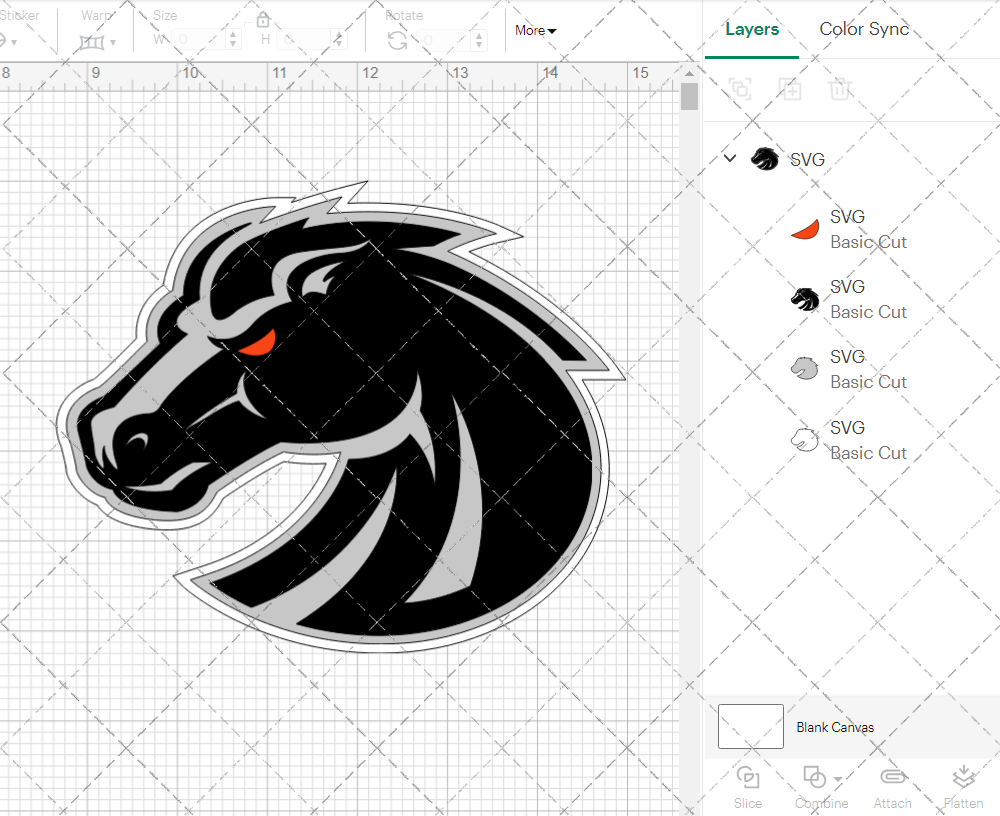 Boise State Broncos Secondary 2013 007, Svg, Dxf, Eps, Png 002