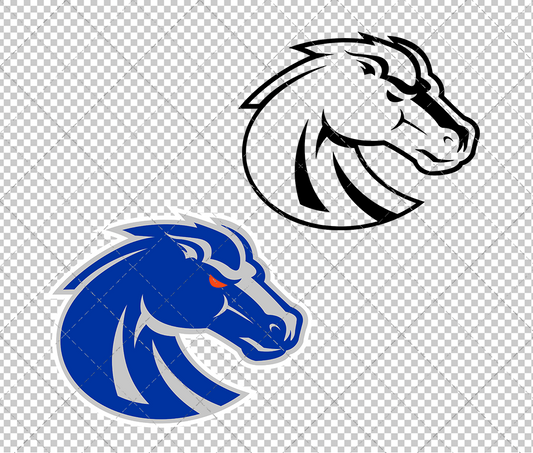 Boise State Broncos Secondary 2013 008, Svg, Dxf, Eps, Png