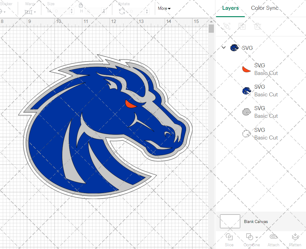 Boise State Broncos Secondary 2013 008, Svg, Dxf, Eps, Png 002